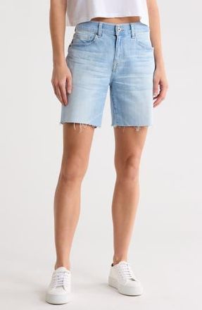 AG - Adriano Goldschmied Ex-Boyfriend Mid Thigh Denim Shorts in Coastal Shore at Nordstrom Rack, Size 31