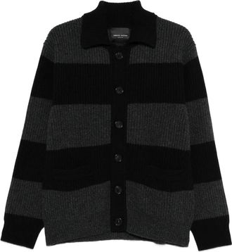 Roberto Collina Striped Shirt Jacket