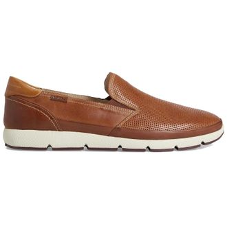 Pikolinos Fuencarral M4A-3221C1 Leather Mens Loafers Shoes - Brandy - Size:UK 10.5-11