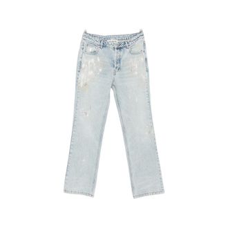 Cole Buxton Paint-splatter Distressed Jeans