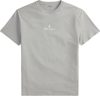 Polo Ralph Lauren T-shirt met logodetail - Grijs