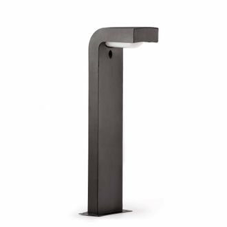 Netlighting Klamp Outdoor Bollard Light White Dark Grey IP44 E27