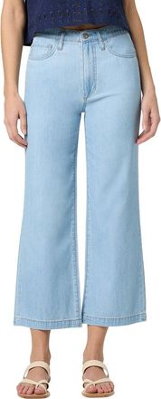 Joe's Joes Jeans Faithe Chambray High Rise Wide Leg Crop Jean