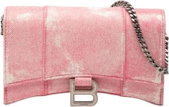 Balenciaga Pre-owned Cross Body Bags, female, Pink, Size: ONE SIZE Pre-owned Leather Crossbody Bag