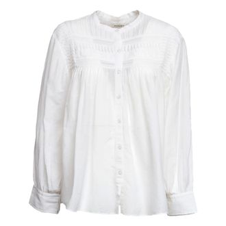 Isabel Marant Isabel Marant, Blouses, female, White, Size: XS Voile Cotton Top