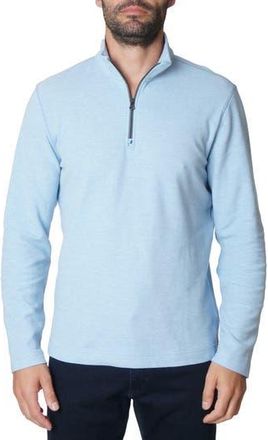 Robert Graham Germano Quarter Zip Pullover in Light Blue at Nordstrom Rack, Size Xx-Large