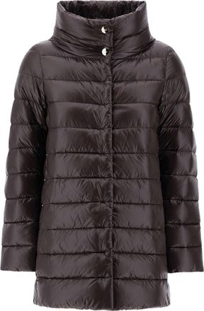 Herno Dark Brown Turtle Neck Jacket