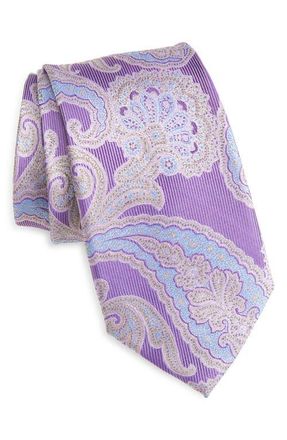 Nordstrom Paisley Silk Tie in Purple at Nordstrom