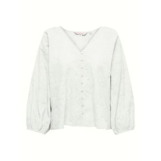 Only Geborduurde blouse met lange mouwen