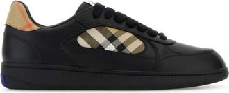Burberry Black Lace Up Sneakers