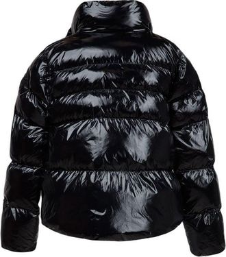 Pinko Womens Winter Jacket Black Limousine Polyamide Apparel - Outwear