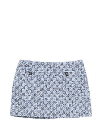 Gucci Gg Tweed Mini Skirt