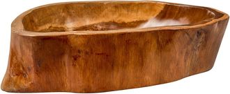 Novit&agrave; Home &Uacute;til - cuenco escultura porta frutas sinuosa grande