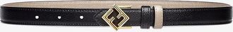 Fendi Ff Diamonds Reversible Leather Belt Accessories
