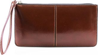 Generic Womens Wallet, Large Capacity Slim Phone Purse, Credit Card Holder Wallet with Multiple Card Slots Zipper Pocket (Brown)