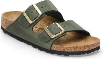 Birkenstock Arizona Oiled Leather Sandalen - Unisex | oliv