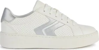 Geox Witte Skyely Sneakers voor Vrouwen - Dames - Sneakers - Wit - 40 EU - Polyester - Schoenen