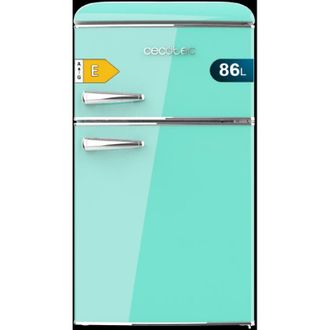 Cecotec Cecotec Nevera Peque&ntilde;a Frigor&iacute;fico 2 Puertas Retro 86l Bolero Coolmarket 2d Origin 86 Green E. 89,3cm De Alto Y 48,7cm De Ancho, Clase Energ&eacute;tica E, I