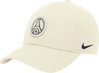 Nike PSG Club Nike Mens Adjustable Cap in White | C16713C106PSGF-SAI