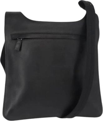 Prada Pre-owned Cross Body Bags, female, Black, Size: ONE SIZE Pre-owned Leather prada-bags