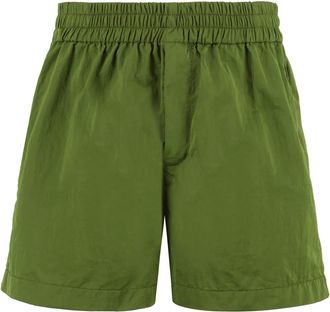 Bottega Veneta Beachwear, male, Green, Size: XL Quick Dry Nylon Swim Shorts