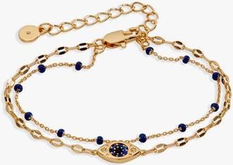 Alex and Ani Festival 2 strand Evil eye bracelet in Gold at Nordstrom