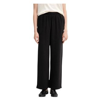 Calvin Klein Jeans Broeken, Dames, Zwart, XS, Katoen, Double Gauze Pant