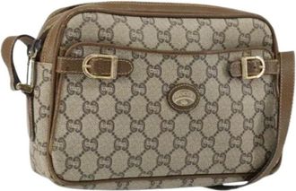 Gucci Pre-owned Cross Body Bags, female, Beige, Size: ONE SIZE Pre-owned Plastic Cross Body Bag