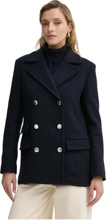 Theory Peacoat Blazer - Dames - Blazers - Blauw - L - Wol - Jassen