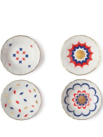 BITOSSI HOME 4 piece assorted bowl set - unisex - Porcelain - One Size - White