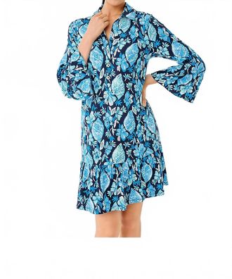 Lilly Pulitzer Delany Shirt Dress In Seashell Splendor