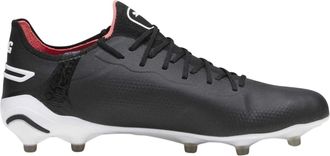 Puma Unisex Adult King Ultimate Stevige Grond Voetbalschoenen (Zwart, Wit)