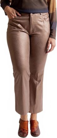 Insight Vegan Leather Pant In Bronze