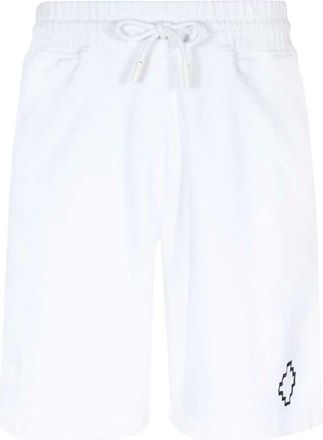Marcelo Burlon Hombre, Pantalones cortos, Blanco, Talla: L
