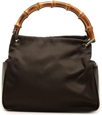Gucci Pre-owned Gucci Nylon Bamboo Handbag Ladies 392ZCJCVVUMCJ6RJ