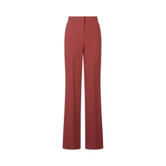 Max Mara Dames, Broeken, Rood, Maat: 2XS