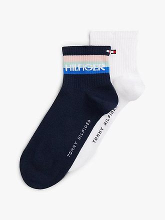 Tommy Hilfiger 2-Pack Logo Ankle Socks