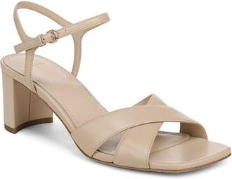 Vince Odetta Block Heel Sandal in Birch Sand at Nordstrom, Size 9.5