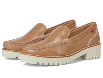 Marc Joseph New York Stanton RD Womens Flat Shoes Sand Svelte Patent : 7.5 M, Leather