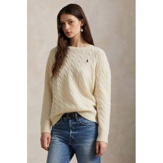 Polo Ralph Lauren wollen trui ecru