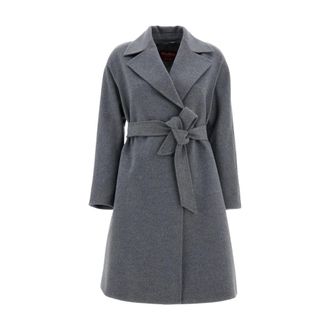 Max Mara Abrigo Ravenna - Coats - Mujer - Gris - 2XS