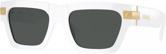 Versace Dark Grey Square Mens Sunglasses VE4464 314/87 55
