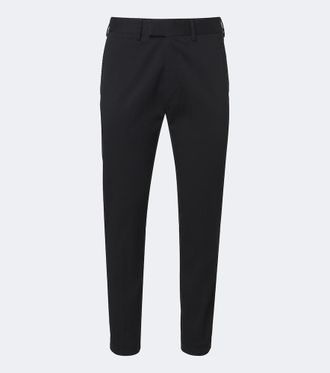 Tom Ford Pantalones chinos rectos de sarga de algod&oacute;n