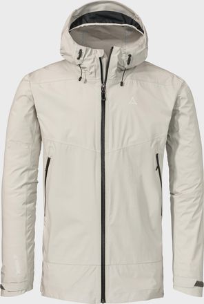 Sch&ouml;ffel Outdoorjacke SCH&Ouml;FFEL 2.5L 3D Jacket Vistdal M, Gr. 52, beige (9040, natur), Oberstoff: 100% Nylon; (Membran: Polyurethan), regular fit, hoch geschlos