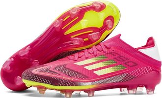 Generic Fashion Mens and Womens Low-top Teenagers Long Broken Nails Grass Sports Football Shoes, Spikes -- Rose Red Green, 5.5 UK