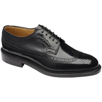 Loake Royal Leather Mens Lace Up Shoes - Black - Size:UK 10.5