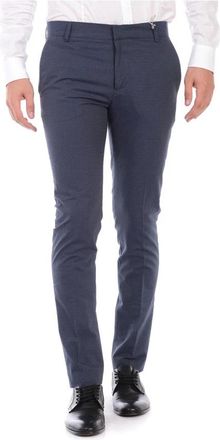 Daniele Alessandrini Jeans - Heren - Nette broeken - Blauw - S - Katoen - Broeken