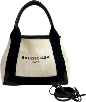 Balenciaga Pre-owned Tote Bags, female, Multicolor, Size: ONE SIZE Pre-owned Canvas Tote Bag