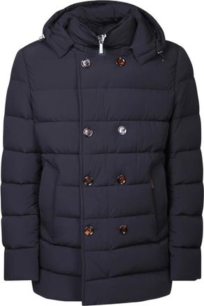 Moorer Florio-Kn Jacket - Heren - Dons jassen - Blauw - XL - Jassen