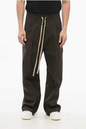 Fear of God Wool-Blend Single-Pleat Cargo Pants with Elastic Waist size M